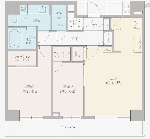 渋谷アインス-間取り