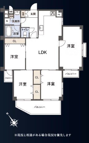 藤和駒場コープ-間取り