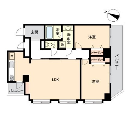 藤和シティコープ初台-間取り